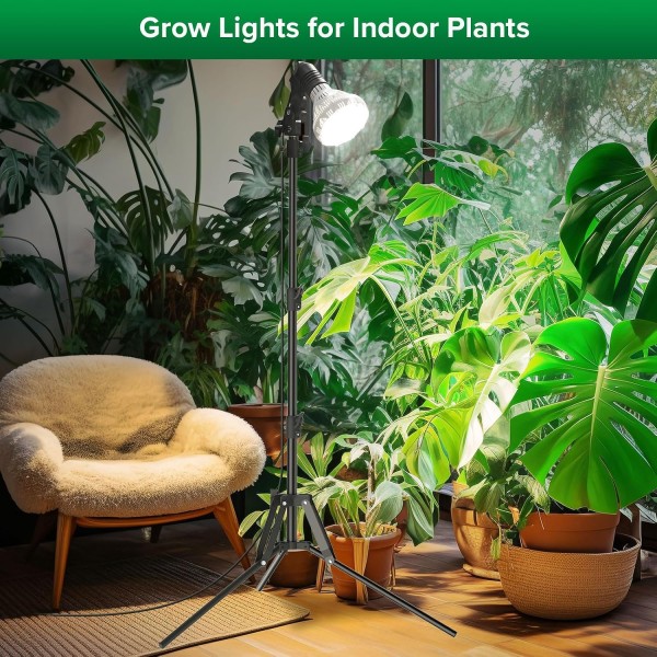 Lámpara LED para Plantas BR30 40 W con Trípode y Temporizador | SANSI