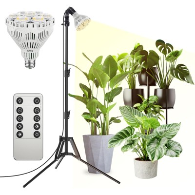Lámpara LED para Plantas BR30 40 W con Trípode y Temporizador | SANSI