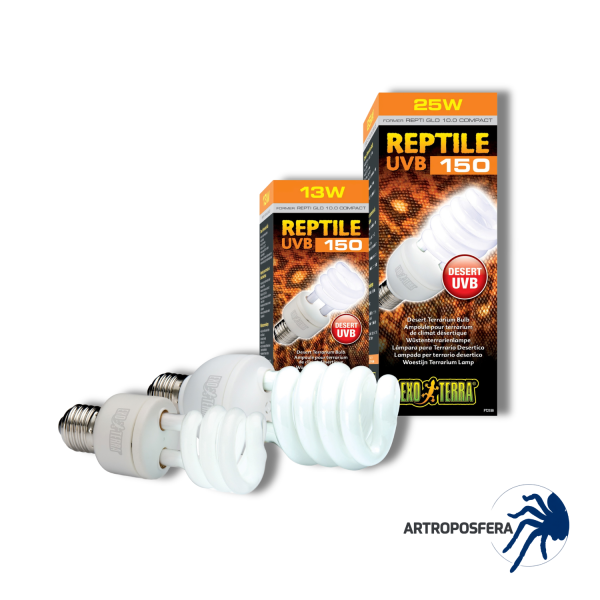Lámpara UVB para Reptiles Desérticos | Reptile UVB150 13W y 25W | Exo Terra