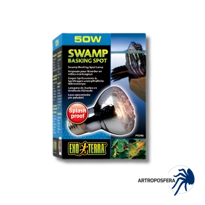 Lámpara Calefactora Antisalpicaduras | Swamp Glo 50W, 75W y 100W | Exo Terra