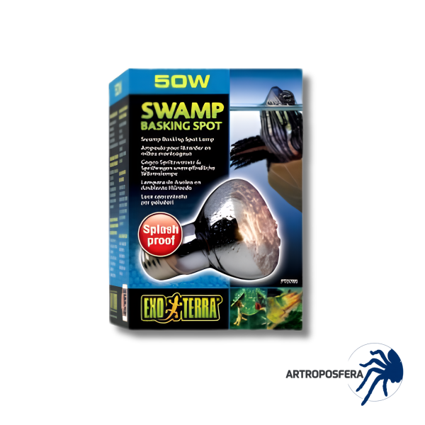 Lámpara Calefactora Antisalpicaduras | Swamp Glo 50W, 75W y 100W | Exo Terra