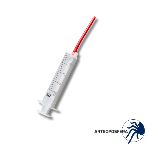 Sonda Blanda para Alimentación de Aves | Roja Larga 5 ml | Psittacus