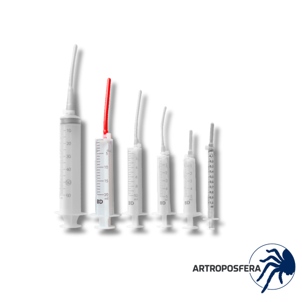 Sonda Blanda para Alimentación de Aves | Roja Larga 5 ml | Psittacus