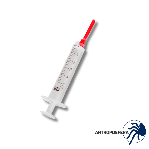 Sonda Blanda Corta para Polluelos | Roja 5 ml | Psittacus