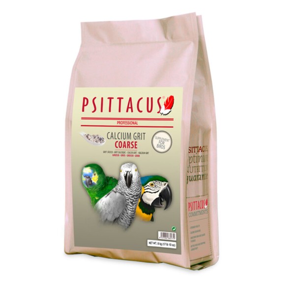 Grit Cálcico Grueso 8 kg Psittacus | Calcio para Aves