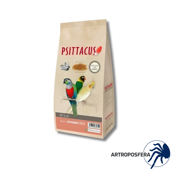 Wet & Dry Microspheres 20/10 800 g | Pienso Completo Psittacus