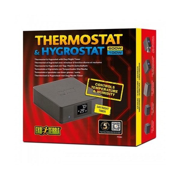 Termostato e Higrostato Programable Exo Terra