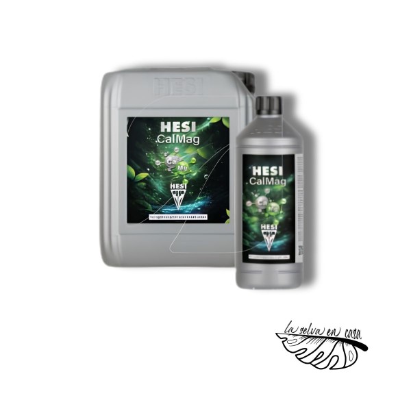 CalMag Hesi 1 L aporta calcio y magnesio a tus plantas. Ideal para corregir aguas blandas o de ósmosis y complementar la nutrici