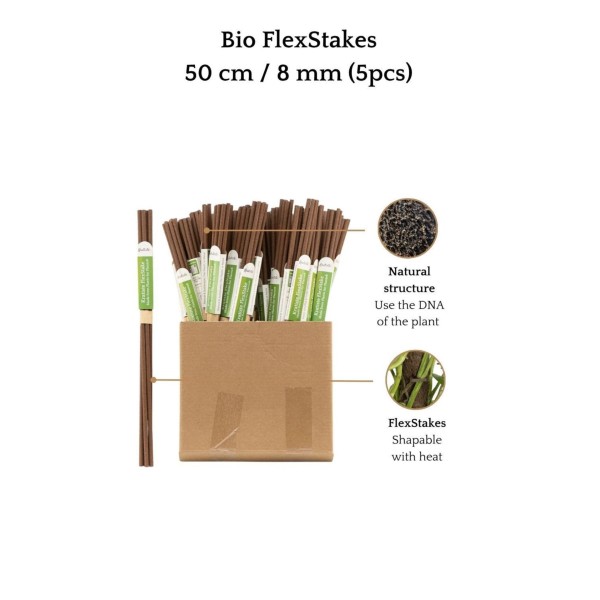 Kratiste Bio FlexStakes 50 cm | Tutores Biodegradables