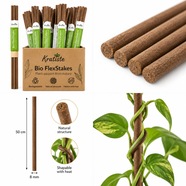 Kratiste Bio FlexStakes 50 cm | Tutores Biodegradables