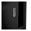Terrario / Vivarium de melamina en negro. 61x46x46.