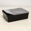 BraPlast  24.5 x 18.5 x 7.5 cm 3.0 Litros, Blanco o Transparente.