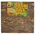 Natural Cork Tile Background, Zoomed.